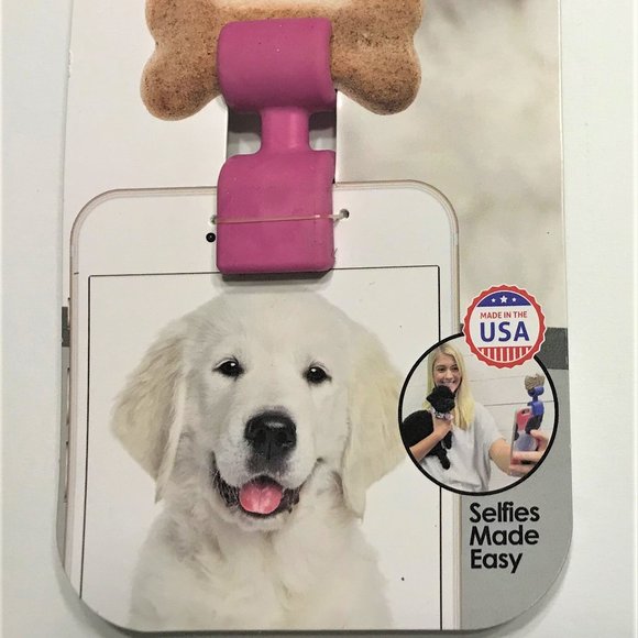 Pink Treatie Dog/Cat Pet Photo and Selfie Clip - Picture 2 of 3